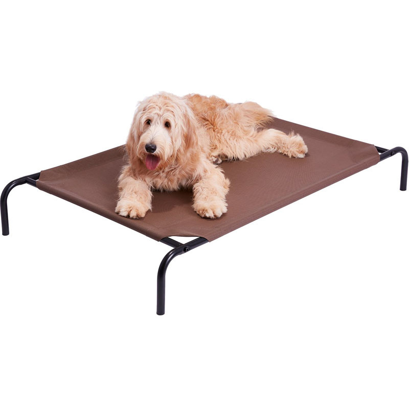SGS 80cm Foldable Raised Dog Bed Cot Breathable 600D PVC