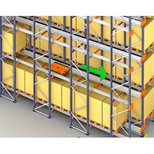 High Accessing Rate Pallet Shuttle Racking Capacity Massive With 24 Hours Auto