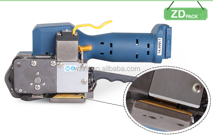 P323 Battery Rechargeable Poly Band Pallet Strapping Machine For Pallet Packaging System