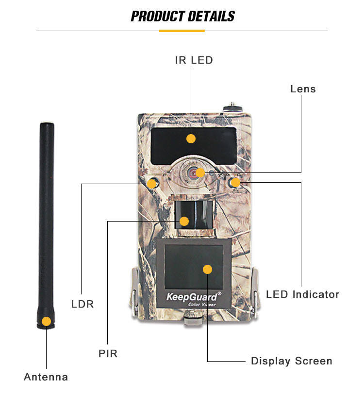 250g Scouting Trail Camera That Sends Pictures To Cell Phone / 12mp 3g Hunting Camera Waterproof hunting camera