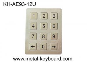 China Customized Numeric Stainless Steel Keypad USB Interface Metal Dome Connect PCB Key on sale