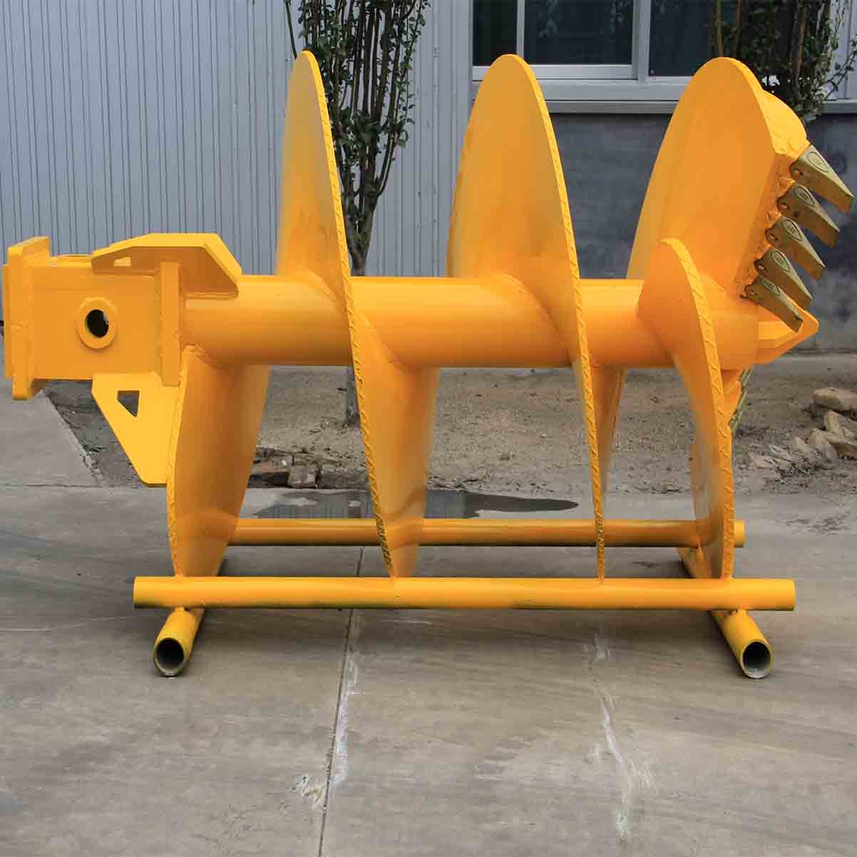 Soil Layer And Rock Layer Bucket Auger With Bullet Teeth Or Flat Teeth