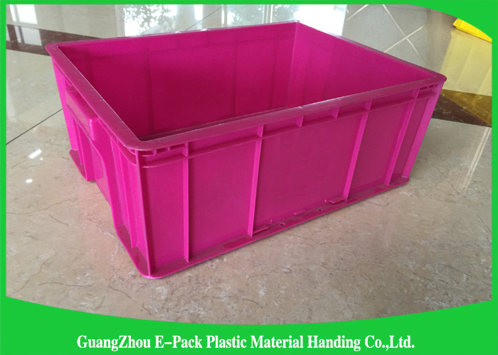 Economic Plastic Stackable Containers Moving Storage For Transportation And Logistics