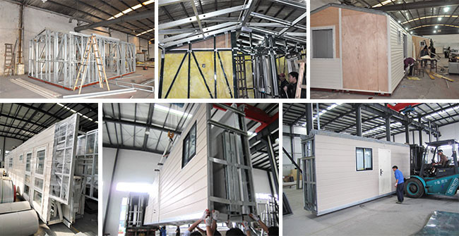 Light Steel Frame Deign Environmentally Friendly Prefab Mobile Homes Quick Assemble