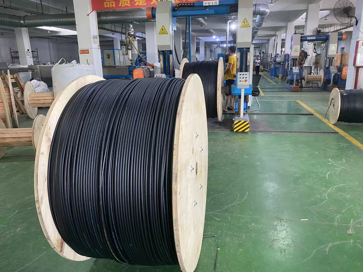 ADSS 12 24 48 Core Span 100m Aerial Outdoor Fiber Optic Cable