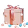 Buy cheap Customize End Boutique Luxury Paper Gift Box With Ribbon Lid for Birthday from wholesalers