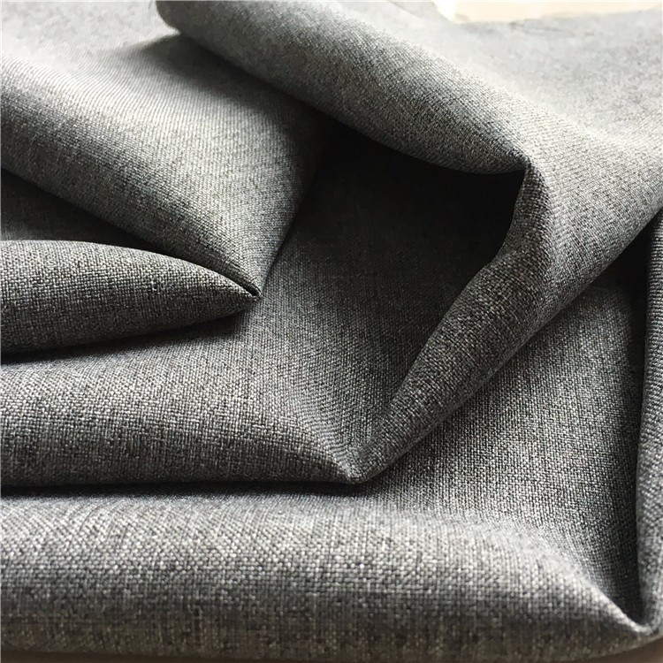 PU Coated 300D Polyester Plain Two-Tone Melange Oxford Fabric for Bags Purses Totes