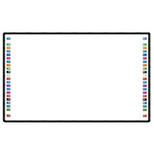 High Precision Control Interactive Smart Whiteboard 102 Inch Aluminum Alloy