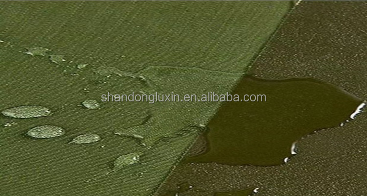 Sturdy Green PVC Tarpaulin Ideal for Blocking Sunlight and Moisture in Outdoor Settings
