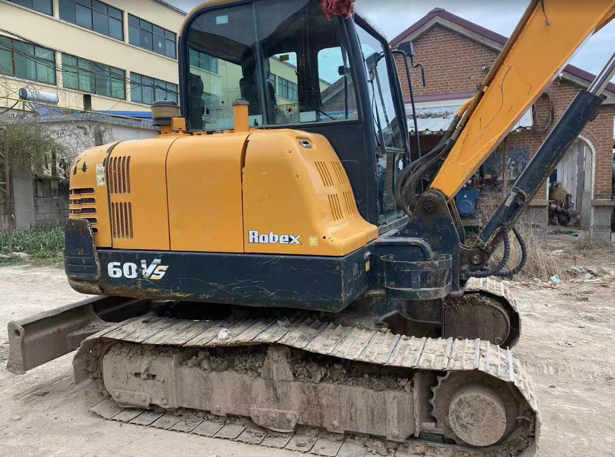 South Korea Brand Used Mini Crawler Hyundai 60vs Hydraulic 6 Ton Digger