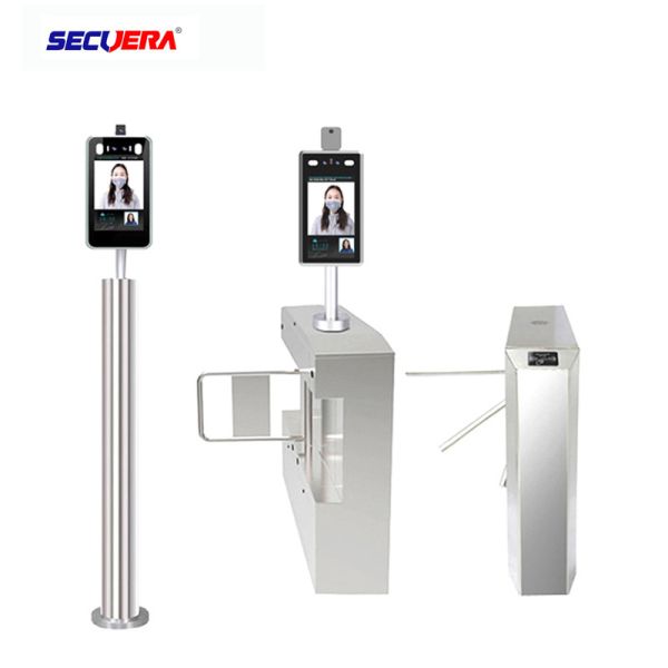 Quality Access Control System AI 7" IP34 Walk Through Temperature Scanner for sale