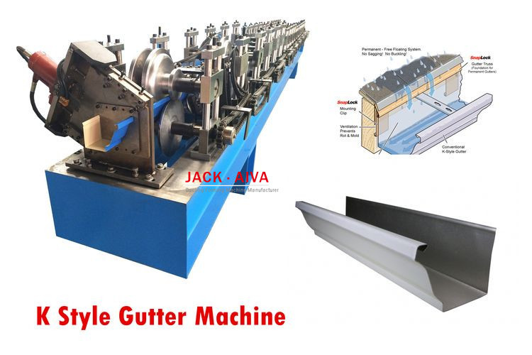  K Style Gutter Machine Manufactures