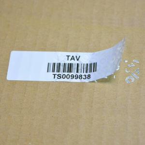  Unique Barcode VOID Security Labels Variable Serial Number Polyester Material Manufactures