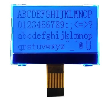 2.15 Inch 128x64 LCD Display COG Dot Matrix LCD Display FSTN ST7567 10PIN Socket