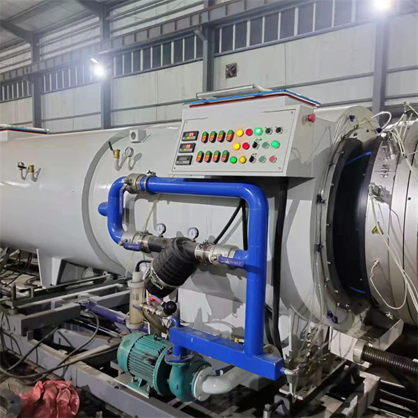 Automatic Feeder PE Pipe Equipment 90KW Plastic HDPE Pipe Production Line