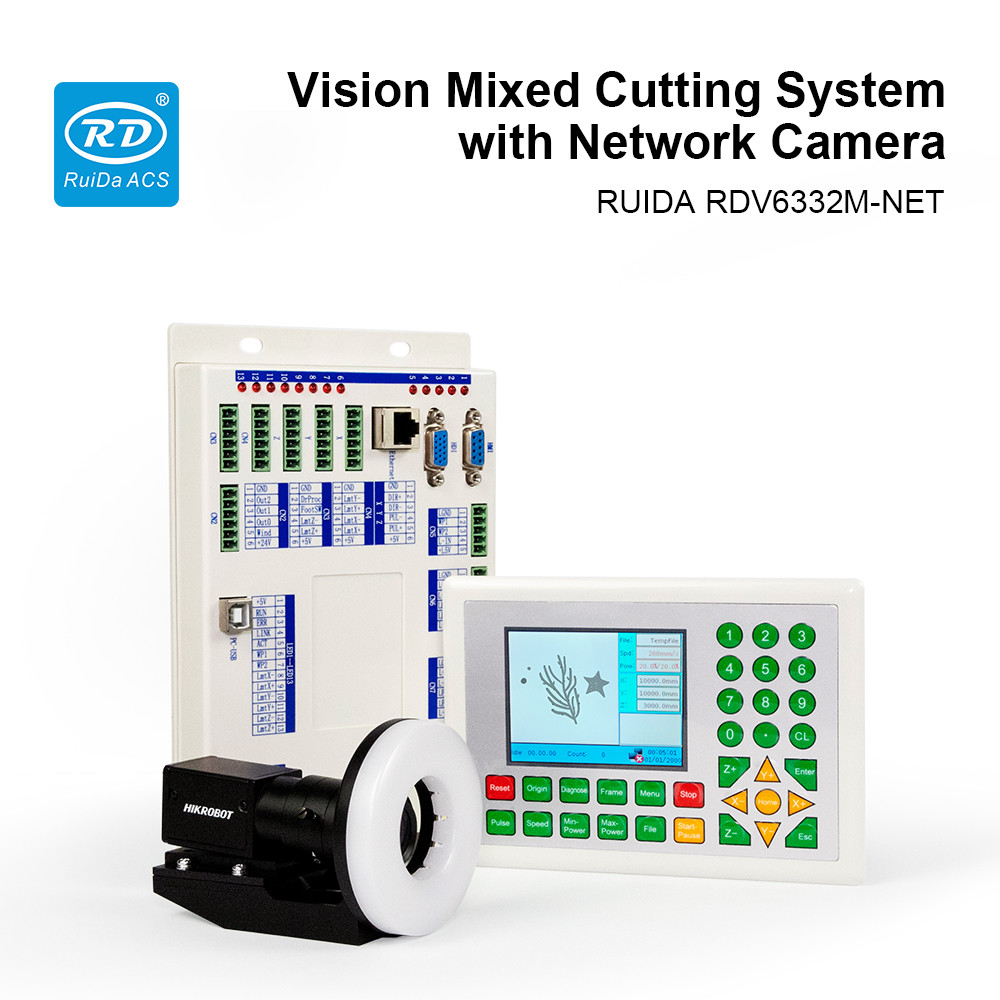  RUIDA RDV6332M-NET Visual Image CO2 Laser Mixed Cutting Controller Manufactures