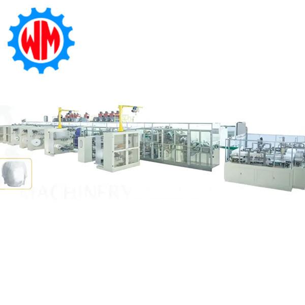Full Servo Big Ring Waist Baby Diaper Manufacturing Machine High Speed 800pcss