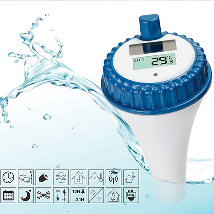 Digital Floating Solar Swimming Pool Thermometer For Indoor And Outdoor Waterproof