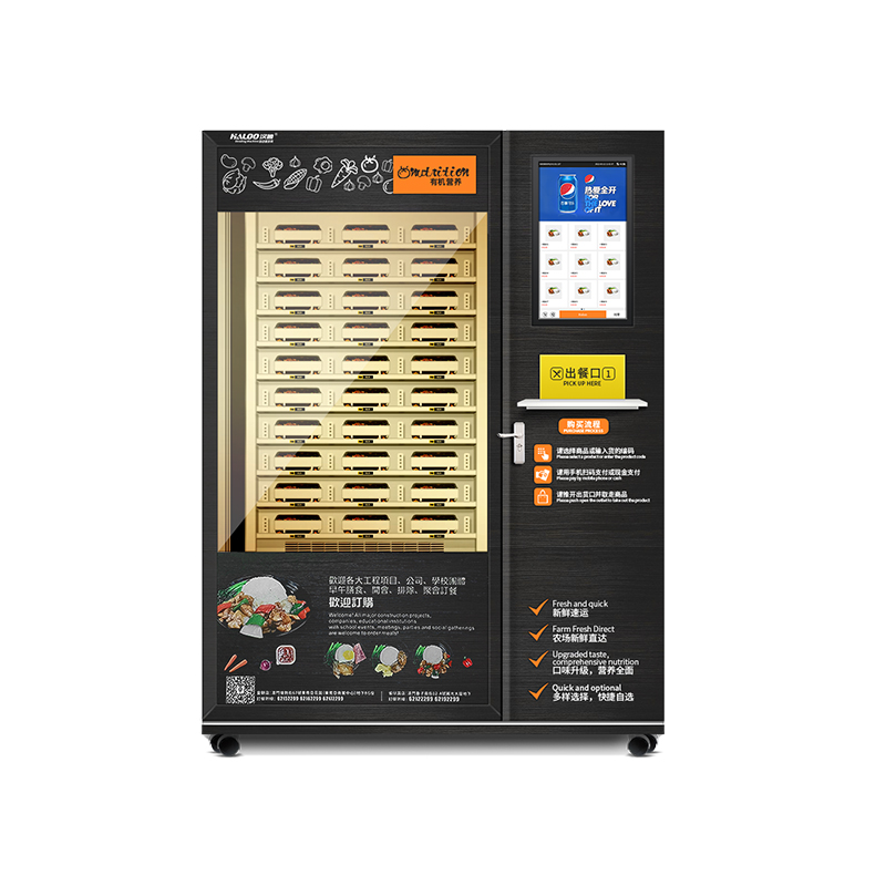 120 Boxes big Capacity Automatic food vending machine with Cooling and Heating Function