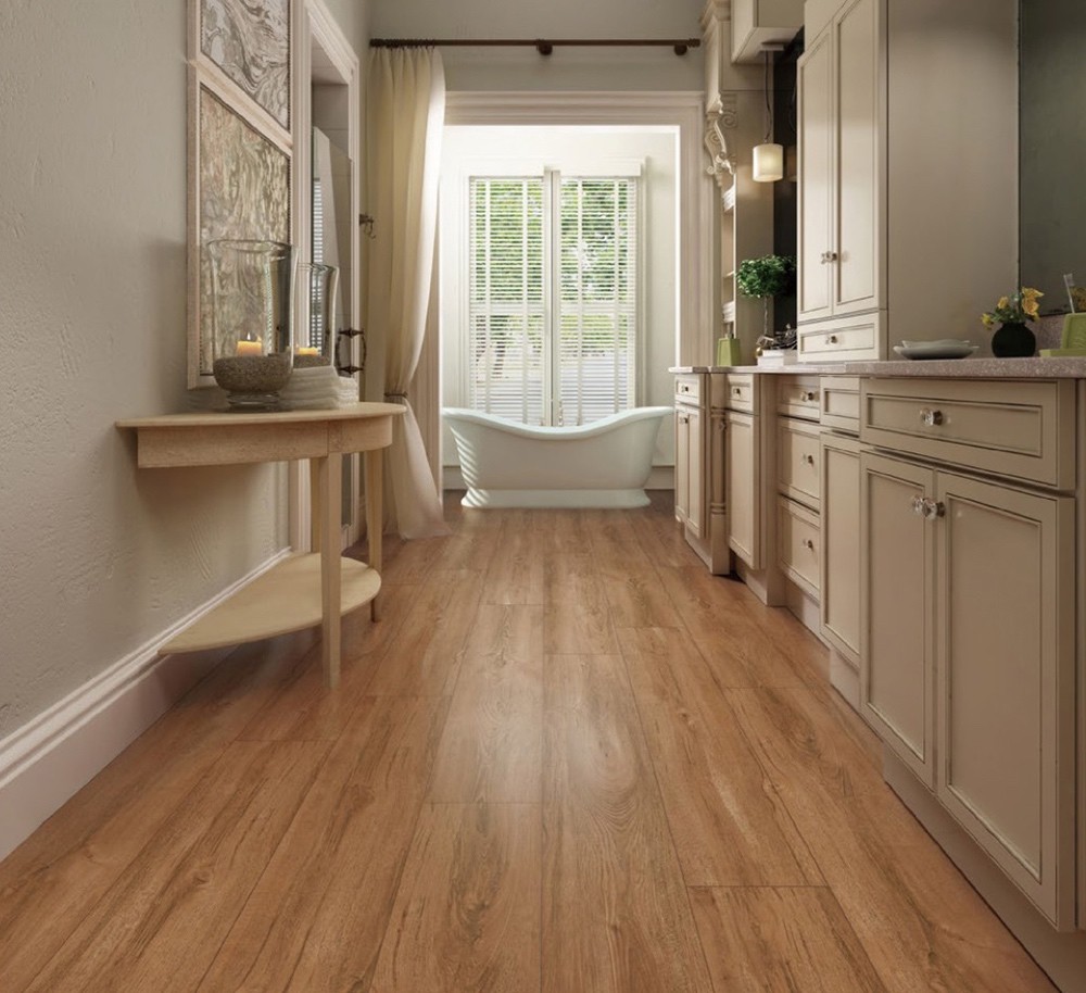 Firebrick Floor Tiles For Bedroom And Yellow 250x1500mm Durable Wooden Porcelain Strips For Office