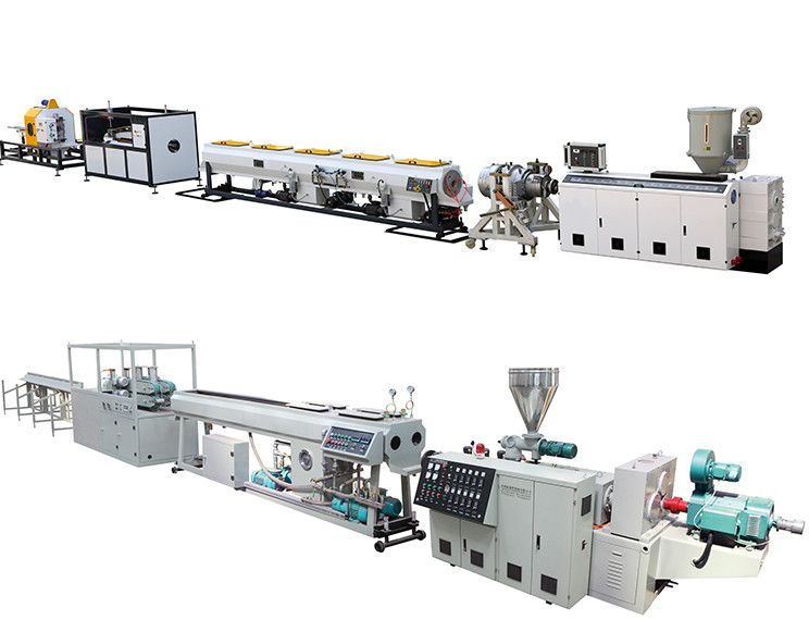 CE PVC Pipe Extrusion Line For Water / Waste Pipe Automatic Control
