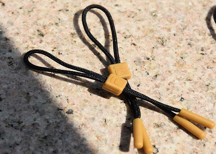 3D Logo Customised Garment Plastic Zip Puller With Brand Identity