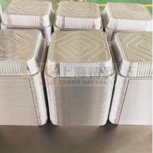 Pneumatic Aluminium Foil Making Machine Automatic Aluminum Silver Foil container