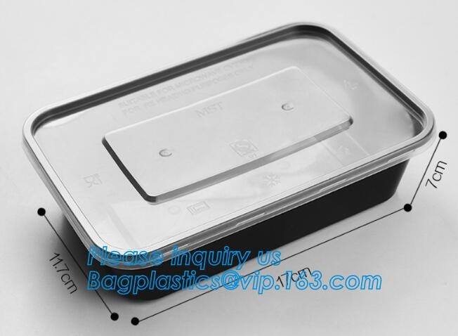 Meal Prep Containers Free Sample Bento Lunch Box Biodegradable Food Container Plastic Wheat Straw Lunch Box bagplastics
