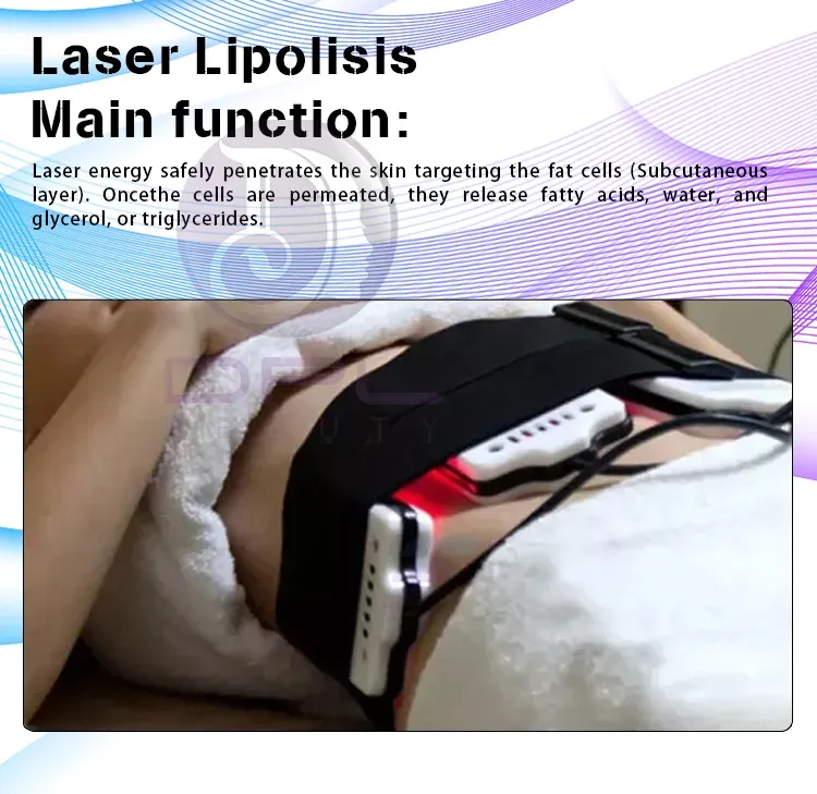 Anti Aging Vacuum Cavitation Machine 80K Laser Cellulite Remover