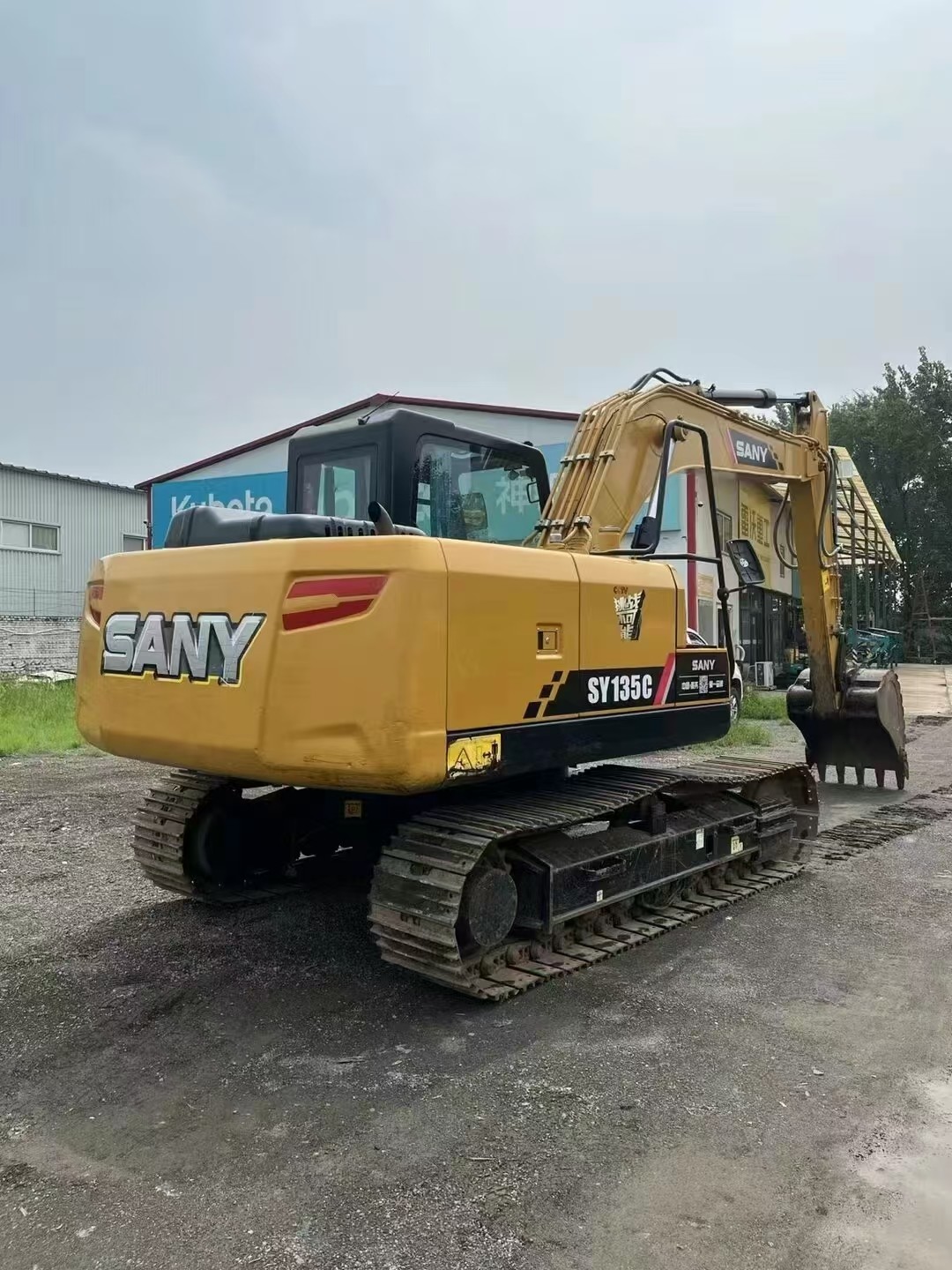 13ton Middle Duty Used Sany Backhoe Excavators Sy135 Crawler Machinery