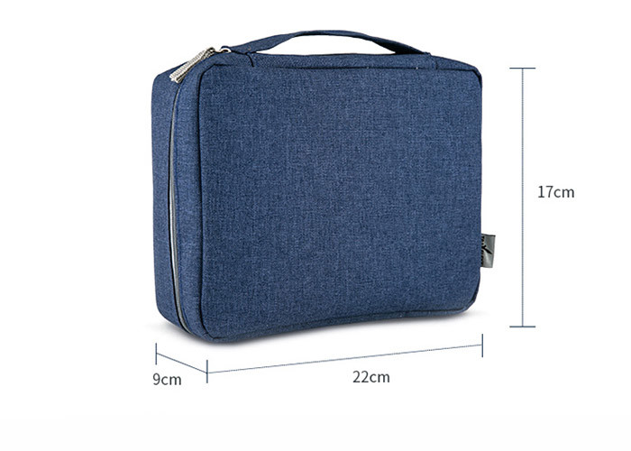 Foldable OEM Personal Organizer Toiletry Bag , Hanging Travel Accessory Bag