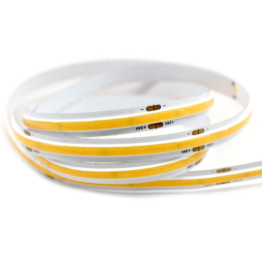 90lm/W COB LED Strip DC24V CRI90 312LEDs/m with Stable Dam Glue and 60000 Hours
