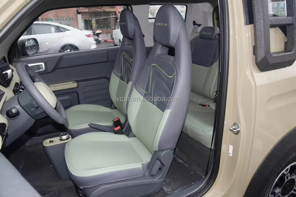 Rear Camera Equipped Geely Panda Mini Energy Vehicle with 200km Range and 3 Cylinders