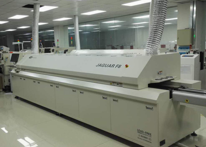 8 Heating Zones Convection Reflow Oven For Led Production Line PLC Control