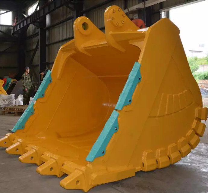 EX450 Excavator Rock Bucket Black Yellow Orange Duty Key JCB Heavy