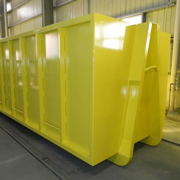 Quality Heavy Duty Hook Lift Bin 5-6mm Floor Thickness for Industrial Waste Management for sale