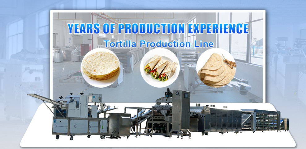 Temperature Controlled Tortilla Production Line With 700 - 3000 Pieces/H Capacity