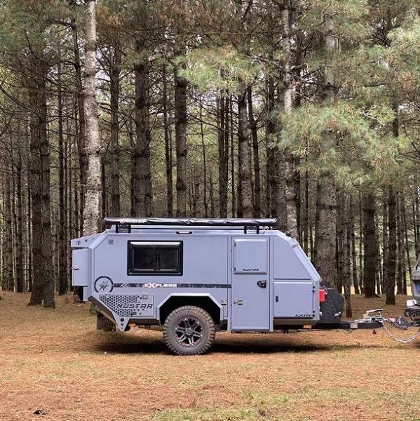 50L Refrigerator Off Road Camping Trailer Outdoor , Kitchen Light Weight Travel