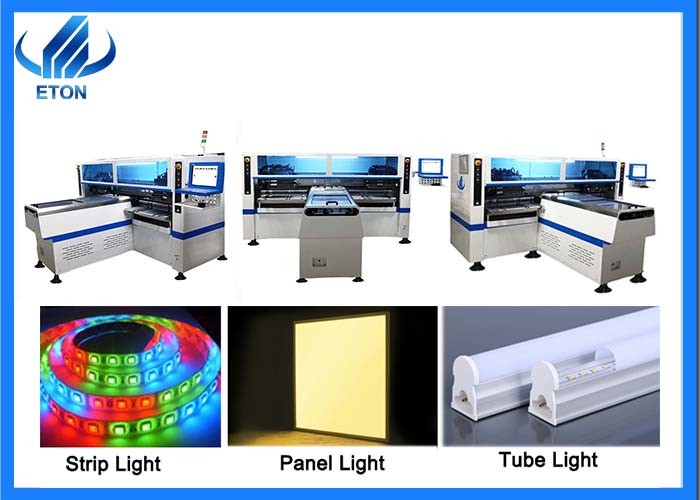 250000 CPH SMT Led Tube Making Machine 68PCS Head 1200mm Dual Arm