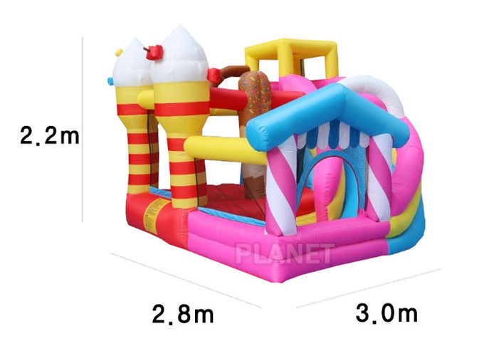 Home Candy 3ML*2.8MW*2.2MH Inflatable Slide Jumping Castle