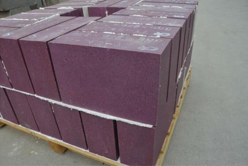 Steel Pusher Metallurgical Furnace Refractory Fused Chrome Corundum Gliding Rail Brick