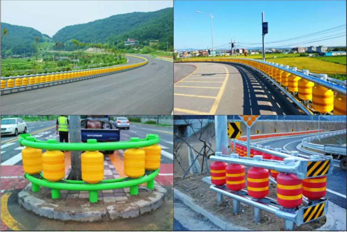 Galvanized Powder Coated Safebuild Roadway Traffic Barrier Safety Roller Crash Barrier