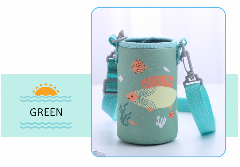Adjustable Strap Insulated Hot Water Baby Neoprene Bottle Cover