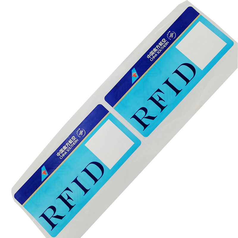 RFID UHF Impinj H47 Airline Luggage Stickers Label Tag / Luggage Identification Stickers