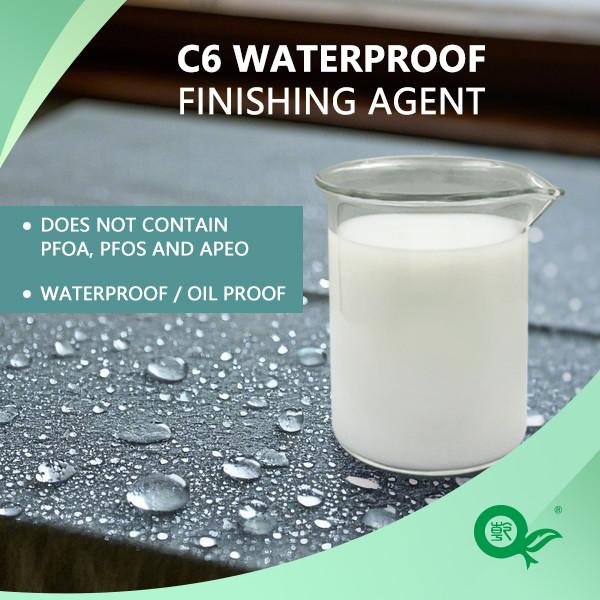 C6 Waterproof Finishing Agent Free Of PFOA PFOS And APEO Waterproof Oil