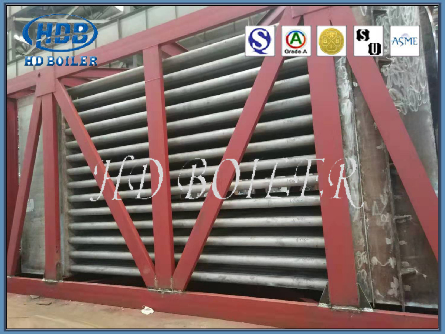 Horizontal Tubular Type Air Preheater As Heating Exchanger For Power Station Boiler