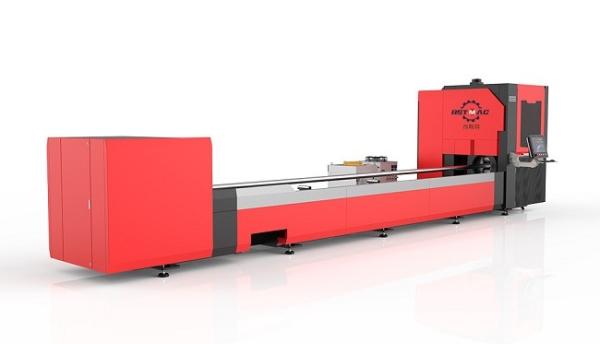 Galvanized Steel Fiber Laser Pipe Cutting Machine For Aluminium Brass Copper