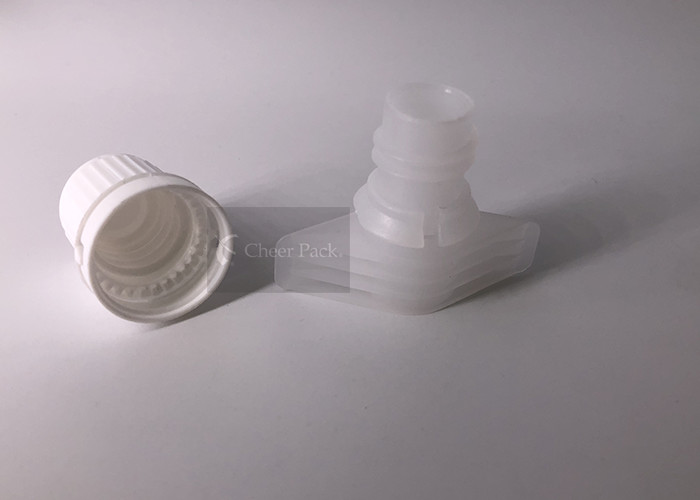 Black Color Polyethylene Twist Spout Cap 9.6mm For Stand Up Pouch