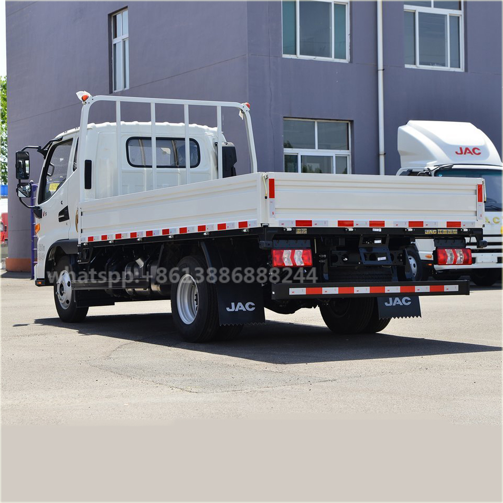 Factory Hot JAC V5 Row Half Light Railing Truck Cargo Truck Delivery Truck