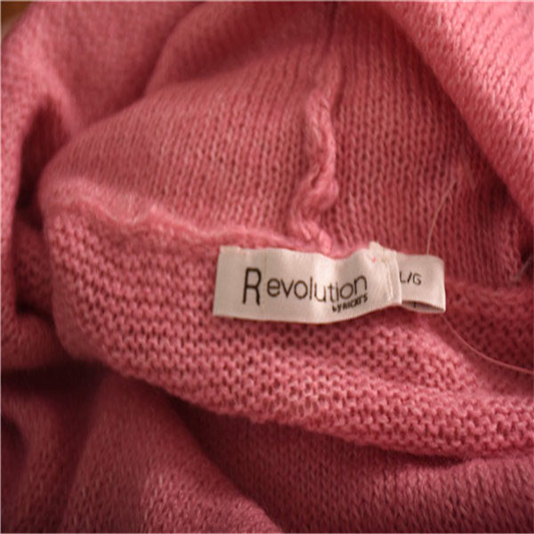 Revolution , Ladies Big Neck Seaters Color matching sweater autumn new style Women's trend